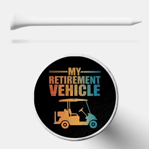 My Retirement Vehicle Golf Cart Golfer Golf Cart 