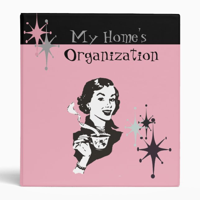 My Retro Home Organization Binder (Front)