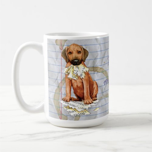 My Rhodesian Ridgeback Ate Lesson Plan Coffee Mug