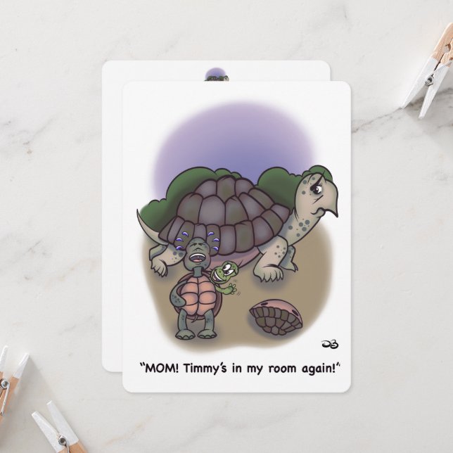 My Room Flat Card (Front/Back In Situ)