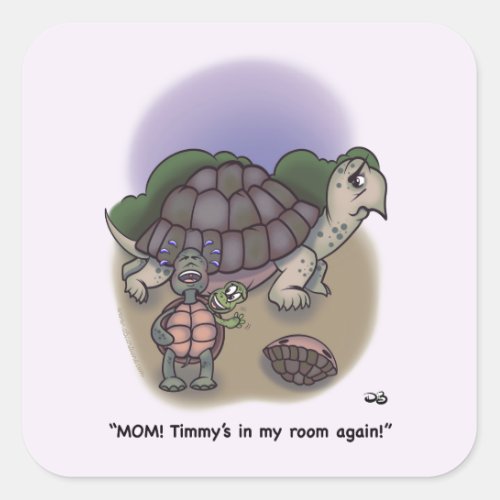 My Room Square Sticker