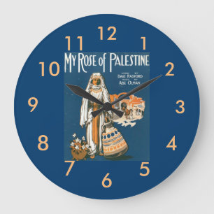 My Rose of Palestine clock