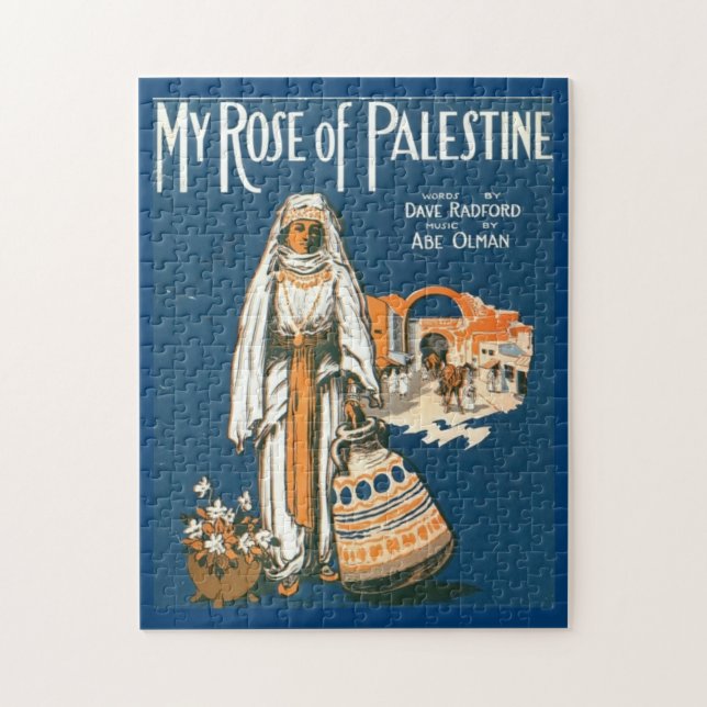 My Rose of Palestine puzzle (Vertical)