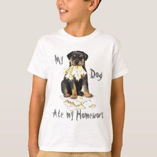 My Rottweiler Ate my Homework T-Shirt
