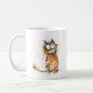 My Sanity Mug Orange Cat Coffee Humor