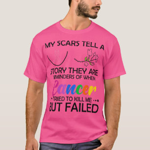 My Scars Tell A Story Breast Cancer Awareness T-Shirt