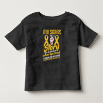 My scars tell a story Endometriosis Toddler T-shirt