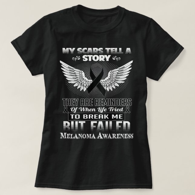 My scars tell a story T-Shirt (Design Front)