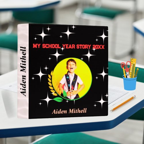 My School Year Story 20XX 3 Ring Binder
