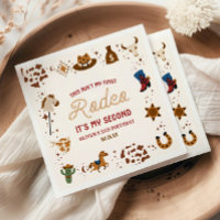 My Second Rodeo Western Cowboy 2nd Birthday Party