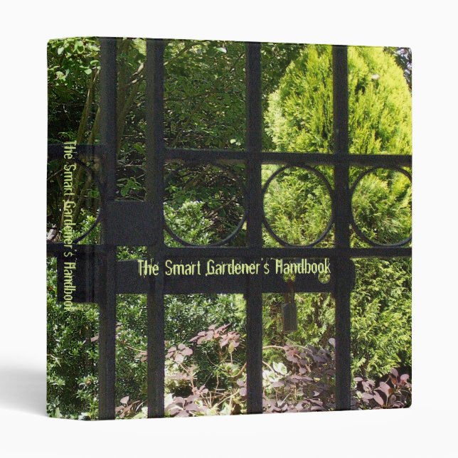 My Secret Garden 3 Ring Binder (Front/Spine)