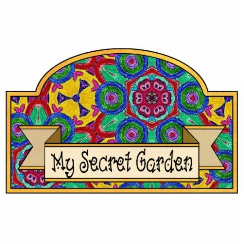 My Secret Garden _ Decorative Sign Statuette