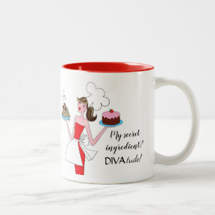 "My Secret Ingredient is DIVAtude!" Diva Mugs