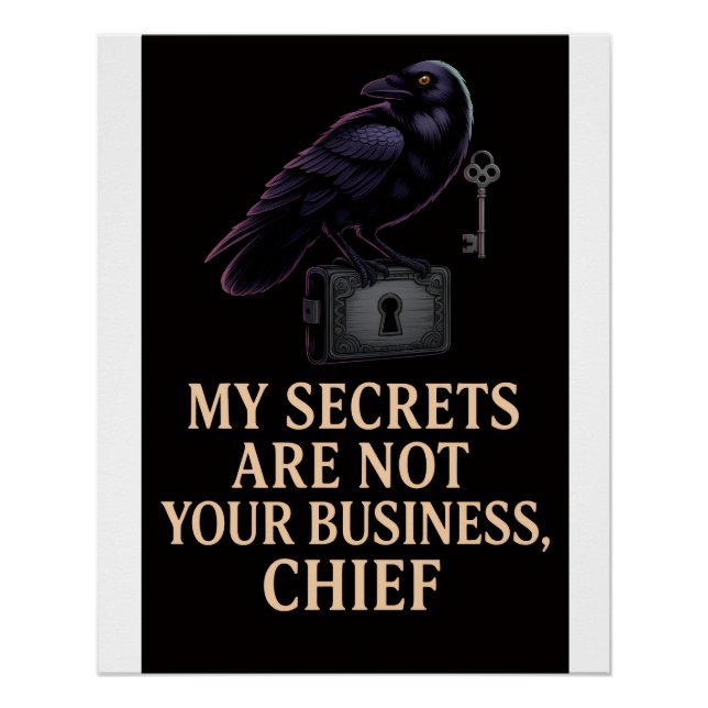 My Secrets Are Not Your Business – Poster   (Front)