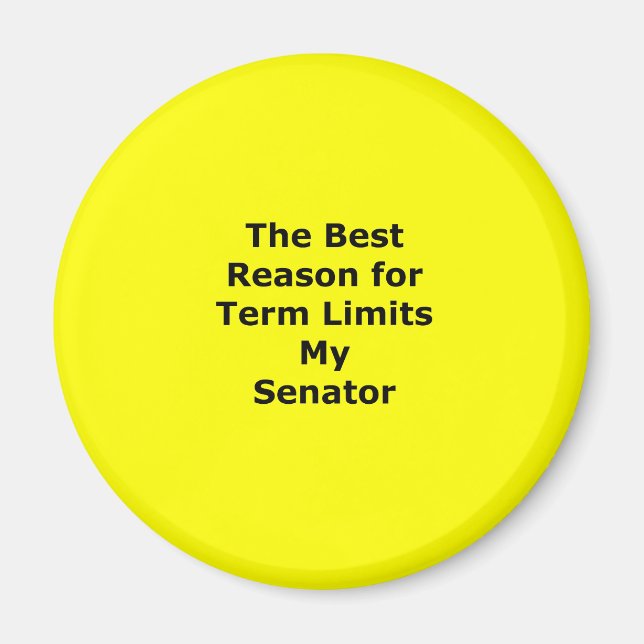 My Senator The MUSEUM Zazzle Gifts Magnet (Front)