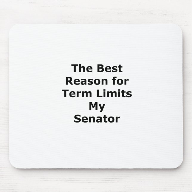 My Senator The MUSEUM Zazzle Gifts Mouse Pad (Front)