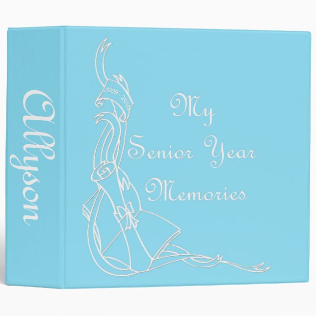 my senior year memories 2009-2010 3 ring binder (Front/Spine)