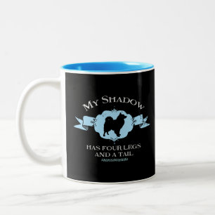 My Shadow Dog Two-Tone Coffee Mug