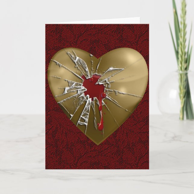 My Shattered Heart Holiday Card (Front)