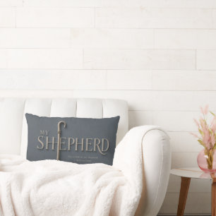 MY SHEPHERD Psalm 23:1 Christian Lumbar Pillow