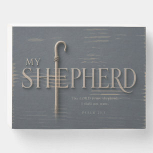 MY SHEPHERD Psalm 23:1 Christian Wooden Box Sign