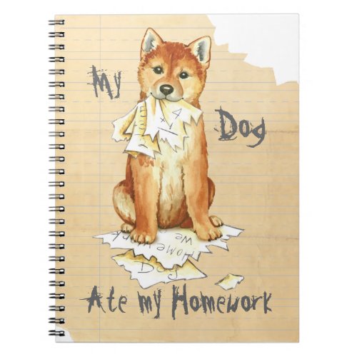 My Shiba Inu Ate My Homework Notebook