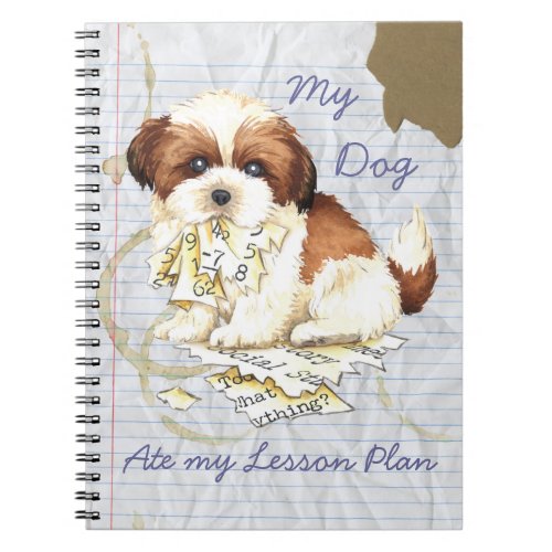 My Shih Tzu Ate my Lesson Plan Notebook