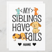 My Siblings Have Tails (Front/Back)