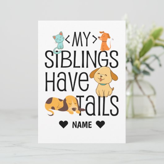 My Siblings Have Tails (Standing Front)
