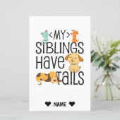 My Siblings Have Tails (Standing Front)
