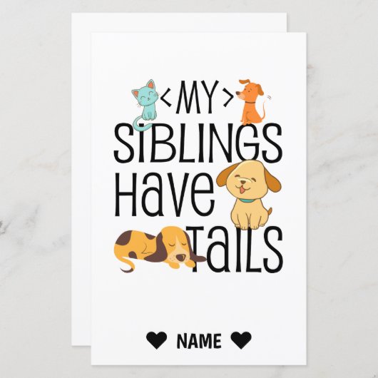 My Siblings Have Tails (Front/Back)