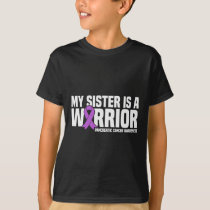My Sister Is A Warrior Pancreatic Cancer Awareness T-Shirt