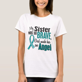 My Sister Is An Angel 1 Ovarian Cancer T-Shirt