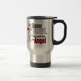 My Sister Is An Angel Lung Cancer Travel Mug