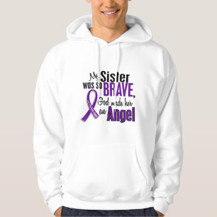 My Sister Is An Angel Pancreatic Cancer Hoodie