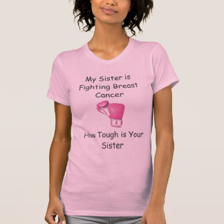 My SIster is Fighting Breast Cancer - Customized T-Shirt