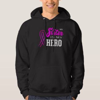 My Sister Is My Hero Breast Cancer Awareness Month Hoodie