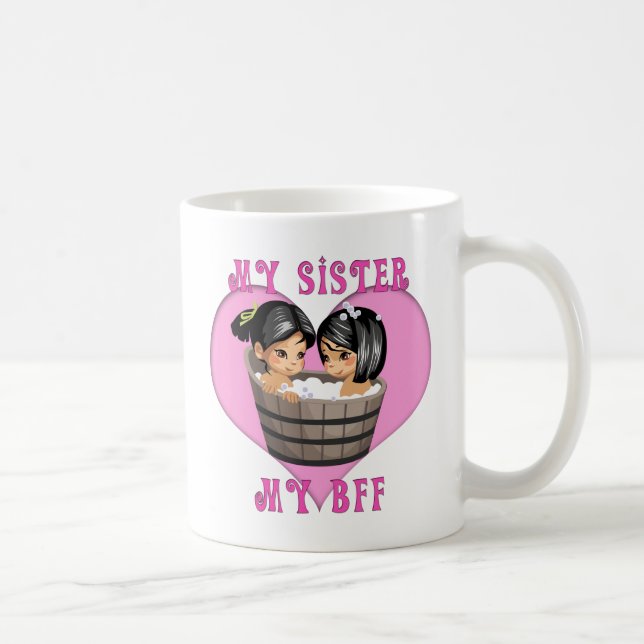 My Sister MY BFF Bath Coffee Mug (Right)
