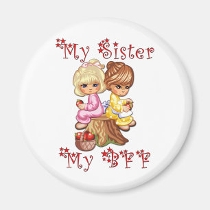 My Sister My BFF Magnet