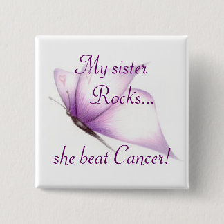 My Sister Rocks... Pinback Button