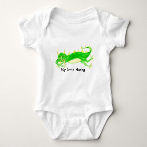 My Sleepy Little Hodag design Baby Bodysuit