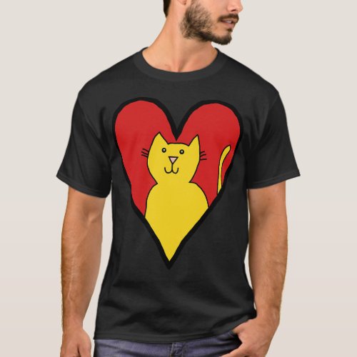 My Small Valentine Cat T_Shirt