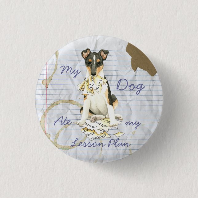 My Smooth Collie Ate My Lesson Plan Button (Front)