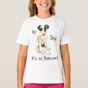 My Smooth Fox Terrier Ate My Homework T-Shirt