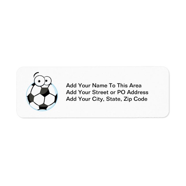 My Soccer Face T-shirts and Gifts Label (Front)