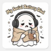 My Social Battery Died Tote Bag - Funny Introvert