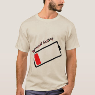 My Social Battery – Low Energy Introvert Humor T-Shirt