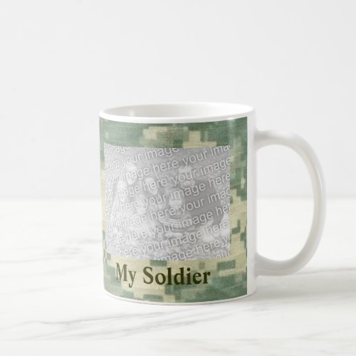 My Soldier Custom Personalized Military Coffee Mug