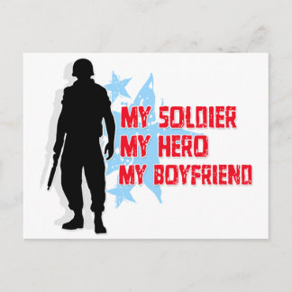 My Soldier, My Hero, My Boyfriend Postcard