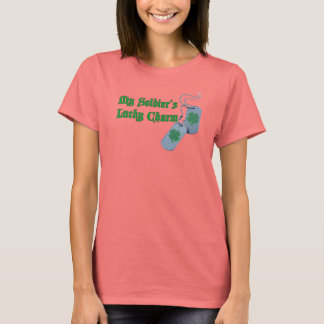 My Soldier's Lucky Charm Ringer T-Shirt